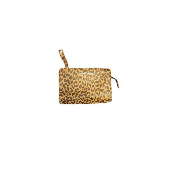 Victoria's Secret Handbags - Victoria Secret Leapord Print Wristlet Makeup bag
